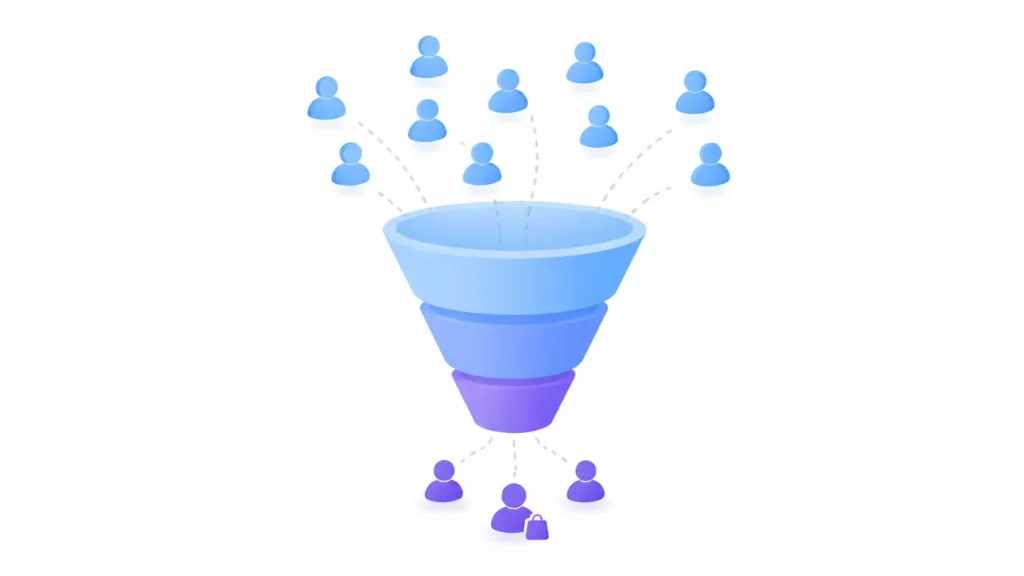 Isometric illustration of online checkout process showing cart, security, order review, and shipping steps leading to a successful purchase confirmation